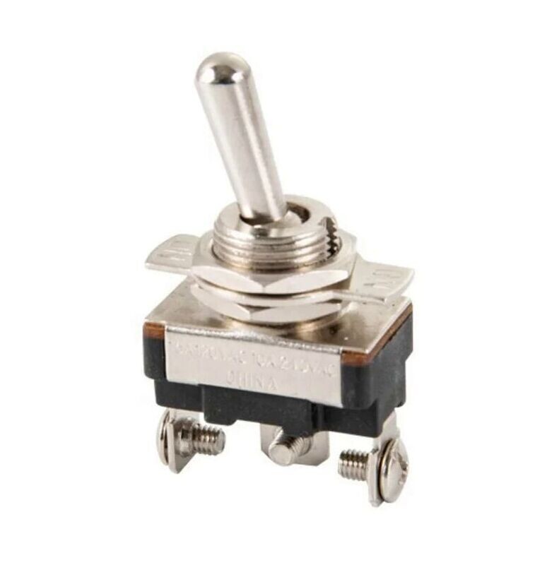 Automotive Toggle Switch SPST 3 Pin On/Off/On Switch DC 12V 24V AC 10A 250V 15A 125V Metal Switch for Automotive, Boat, etc ASW-23-103A Automotive Toggle Switch SPST 3 Pin On/Off/On Switch DC 12V 24V AC 10A 250V 15A 125V Metal Switch for Automotive, Boat, etc ASW-23-103A