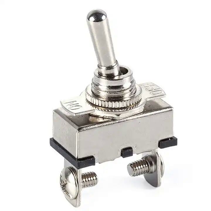 Car Toggle Switch SPST 2 Pin On/Off Switch DC 12V 24V 20A, AC 10A 125V Metal Switch for Car, Boat, etc ASW-16-101 Car Toggle Switch SPST 2 Pin On/Off Switch DC 12V 24V 20A, AC 10A 125V Metal Switch for Car, Boat, etc ASW-16-101