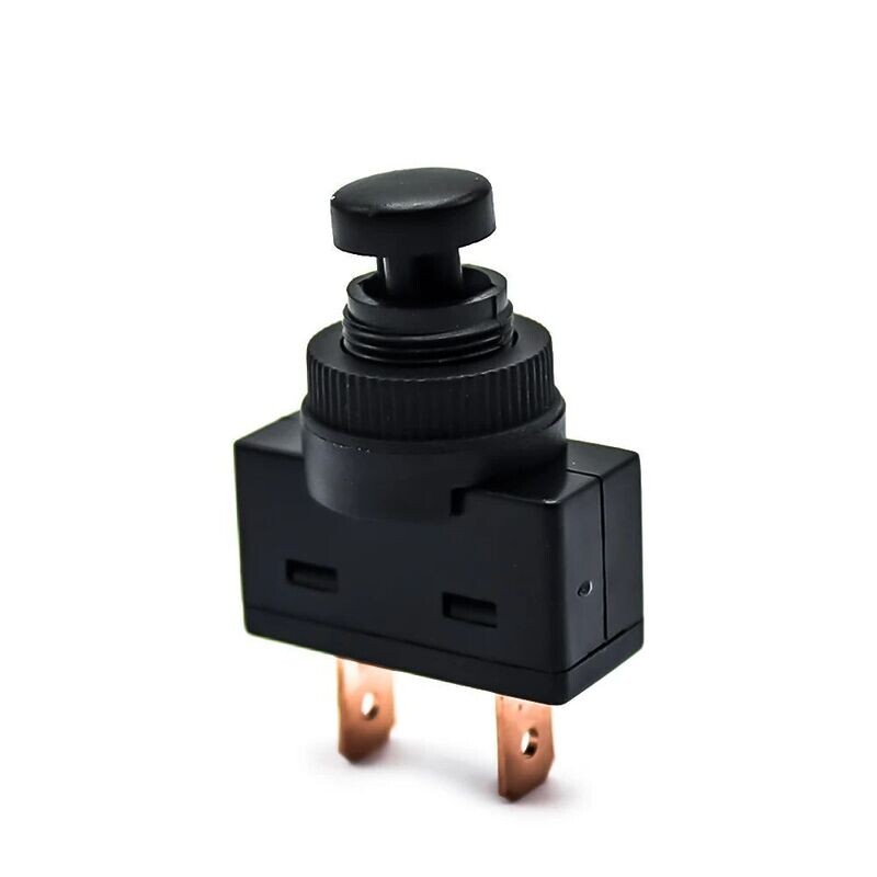 Car button 20A 12V ON-OFF spring return pull pin with fastening nut, ASW-24 Car button 20A 12V ON-OFF spring return pull pin with fastening nut, ASW-24