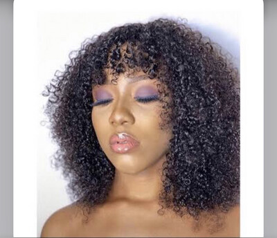 Pixie Curls Wig Bang