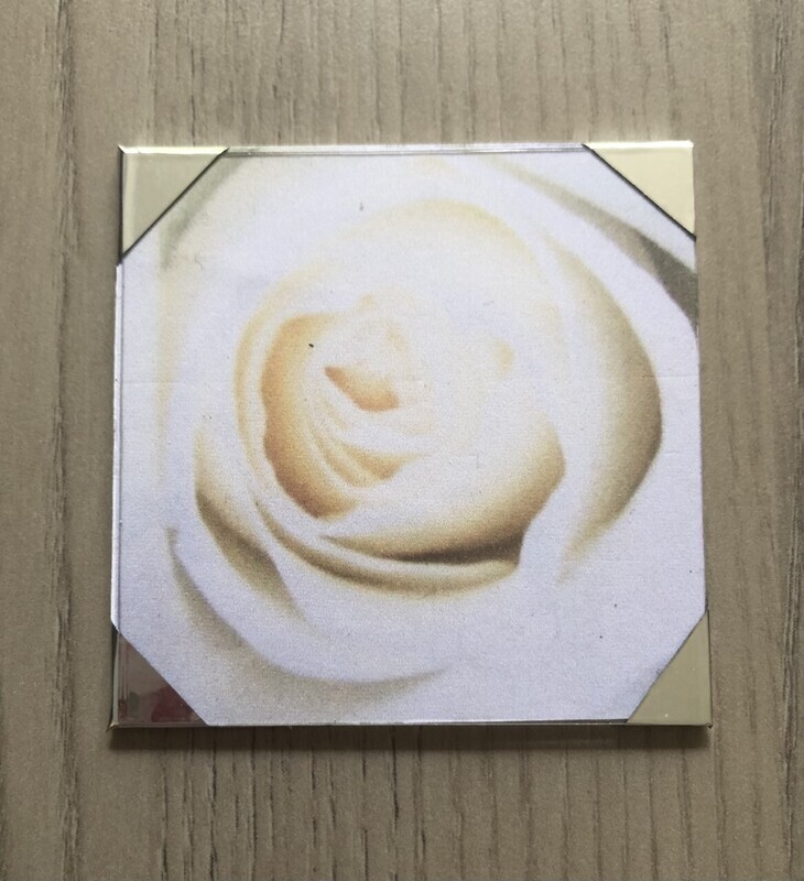 1:12 scale Cream Rose Picture for dolls house