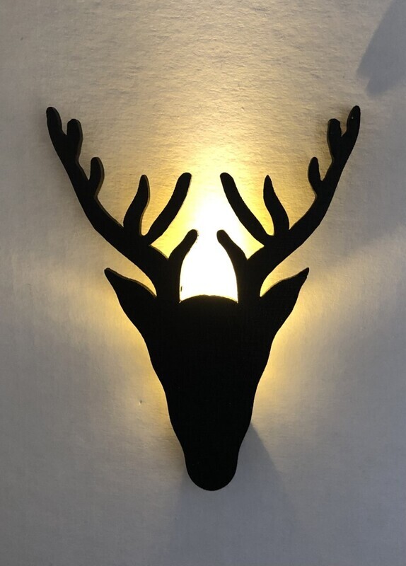 1:12 scale Stag Wall Light for dolls house