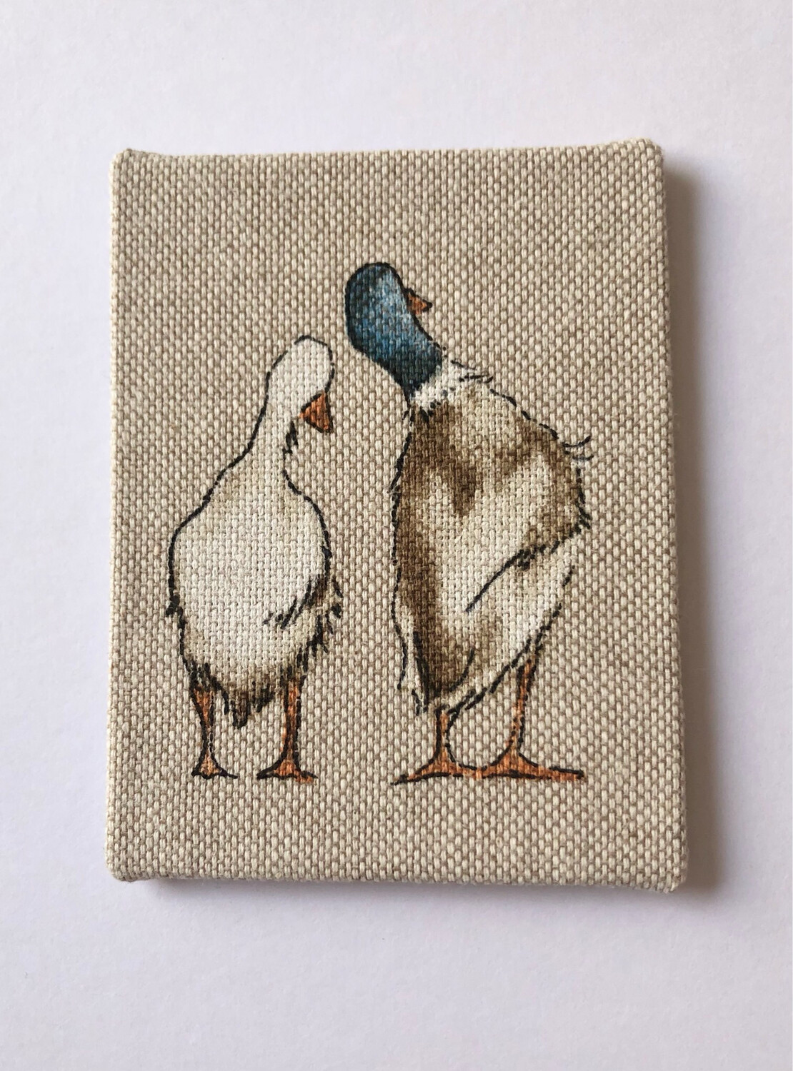 1:12 scale ‘Mr and Mrs Duck’ canvas for dolls house
