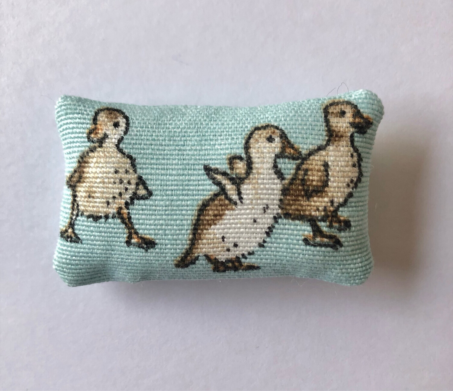 1:12 scale Duckling cushion for dolls house