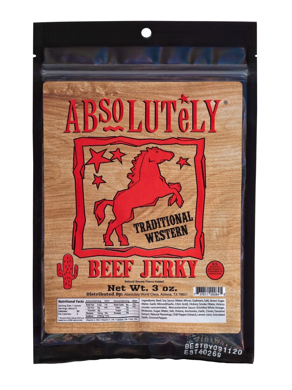 Traditional Western Beef Jerky
