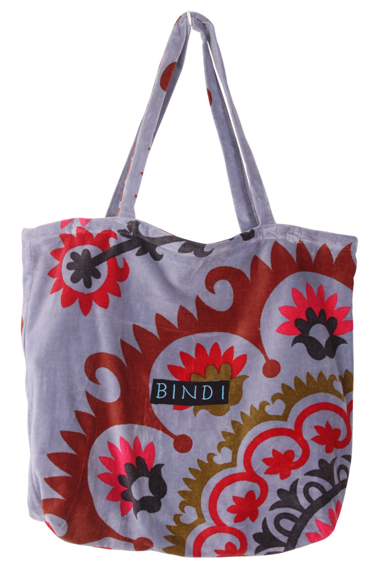 Bag Pr.Velvet S116 mandala grey BW3-543