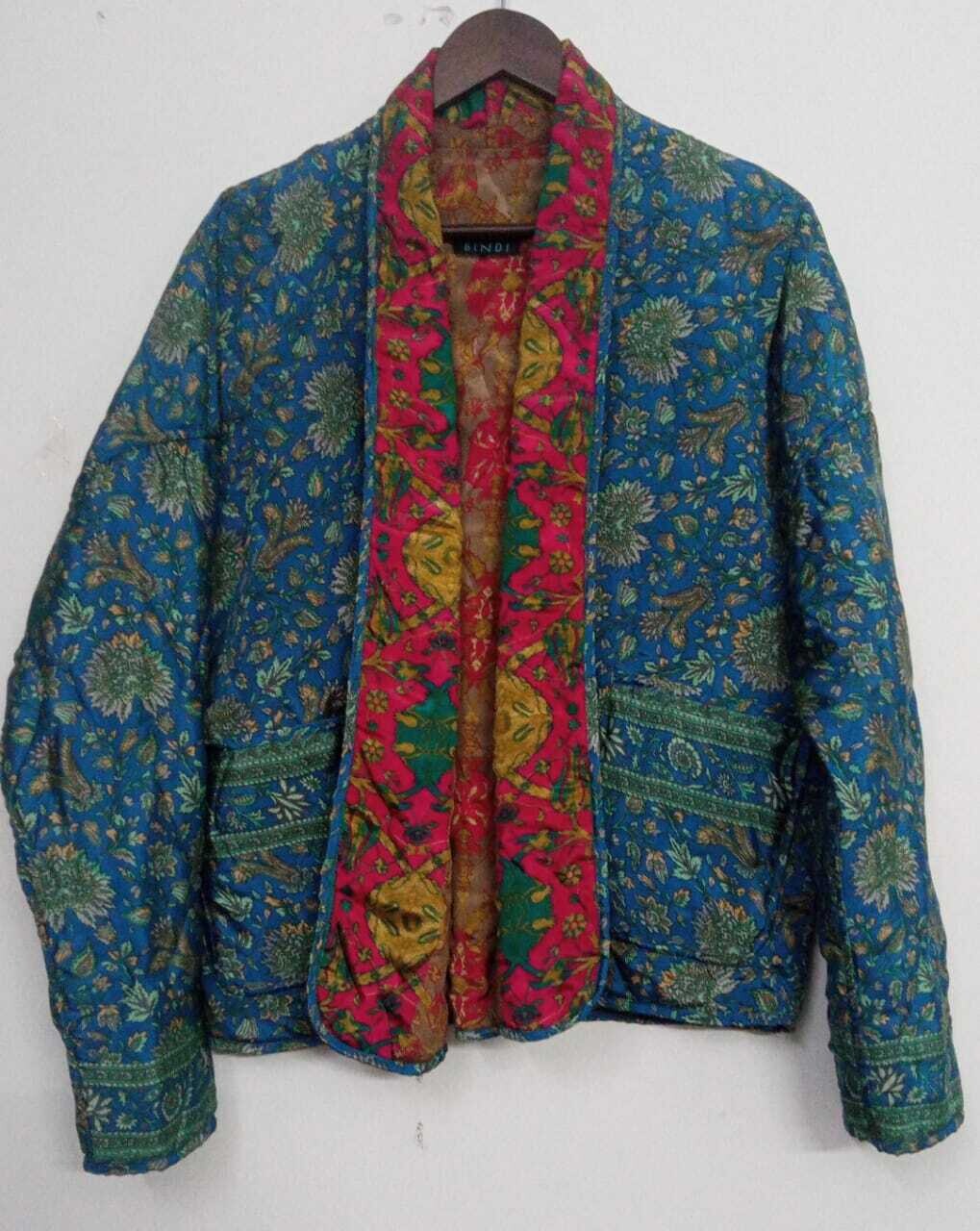 Reversible Jacket Leela S187 combo mixed green BW3-510