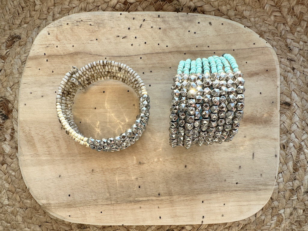 Silver Beads Bracelet 0003 multi BS4-BB11