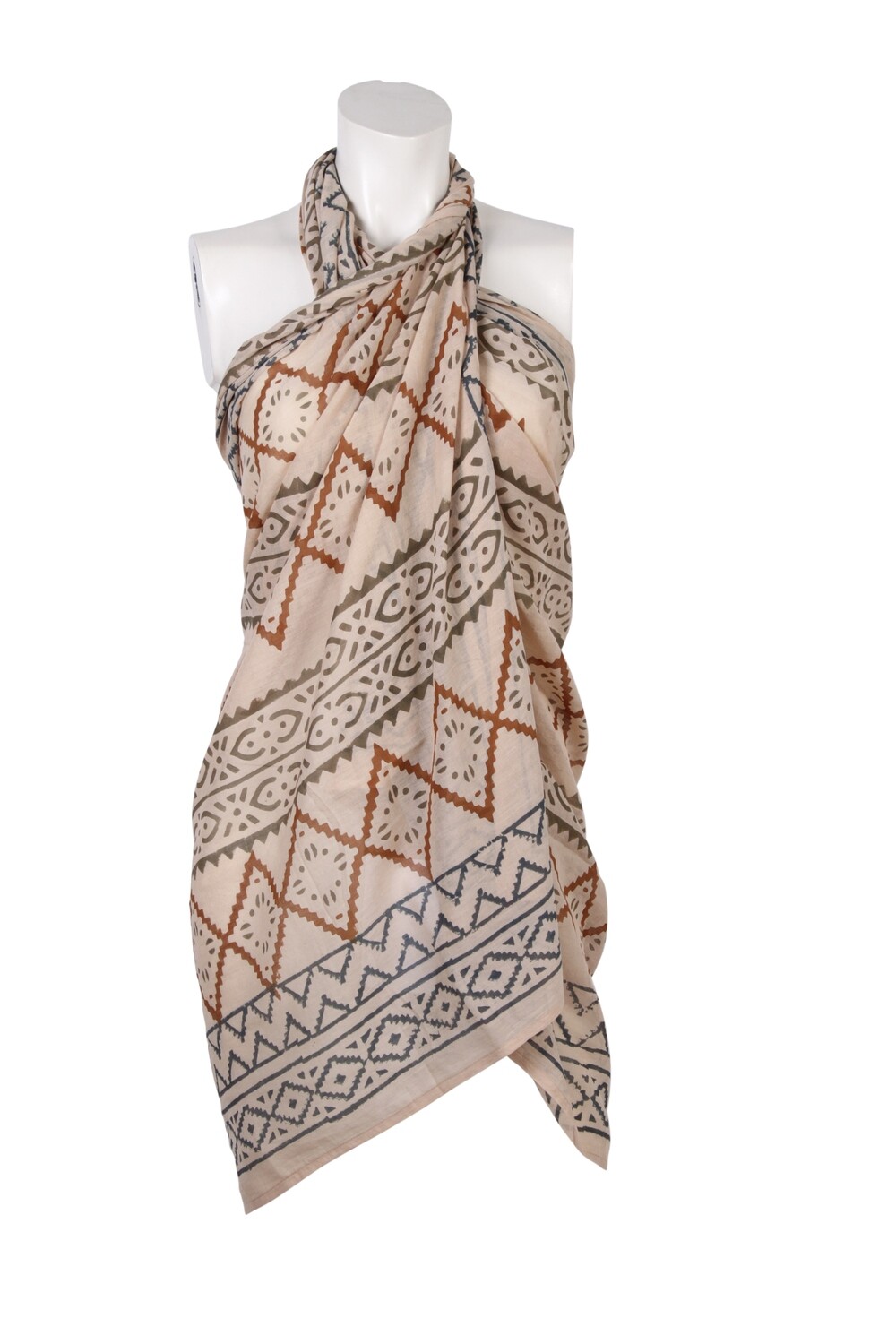 Blockprint Pareo 0090 brown BS4-916