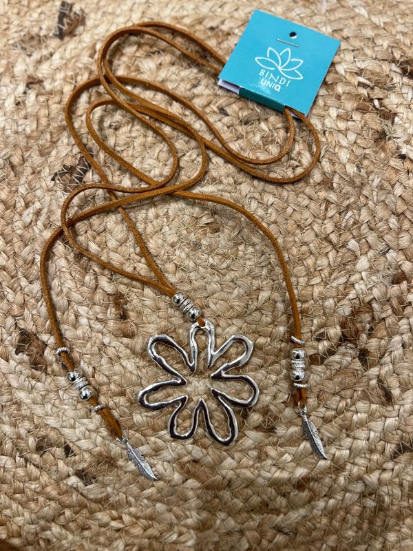 Charly Necklace 0270 silver/brown BS4-BB19