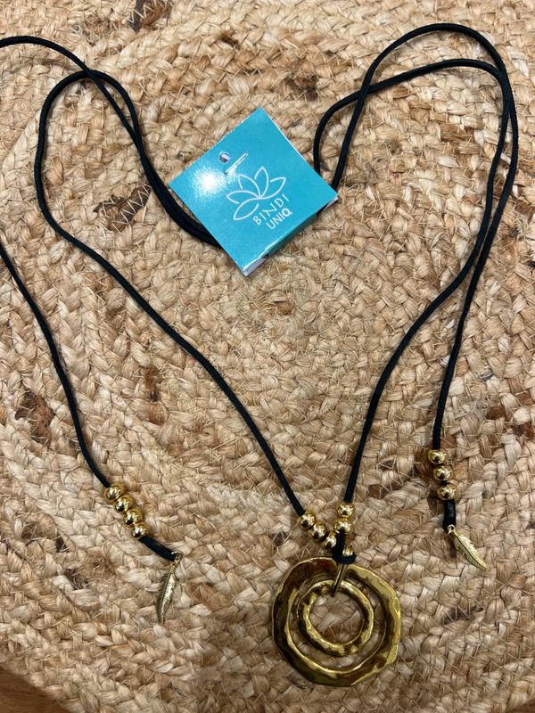 Olivia Necklace 0271 gold/black BS4-BB16