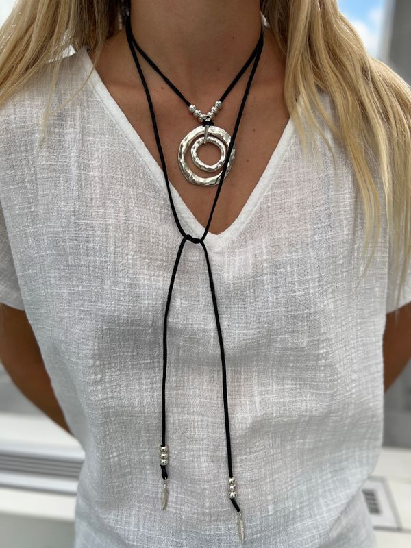Olivia Necklace 0269 silver/black BS4-BB16