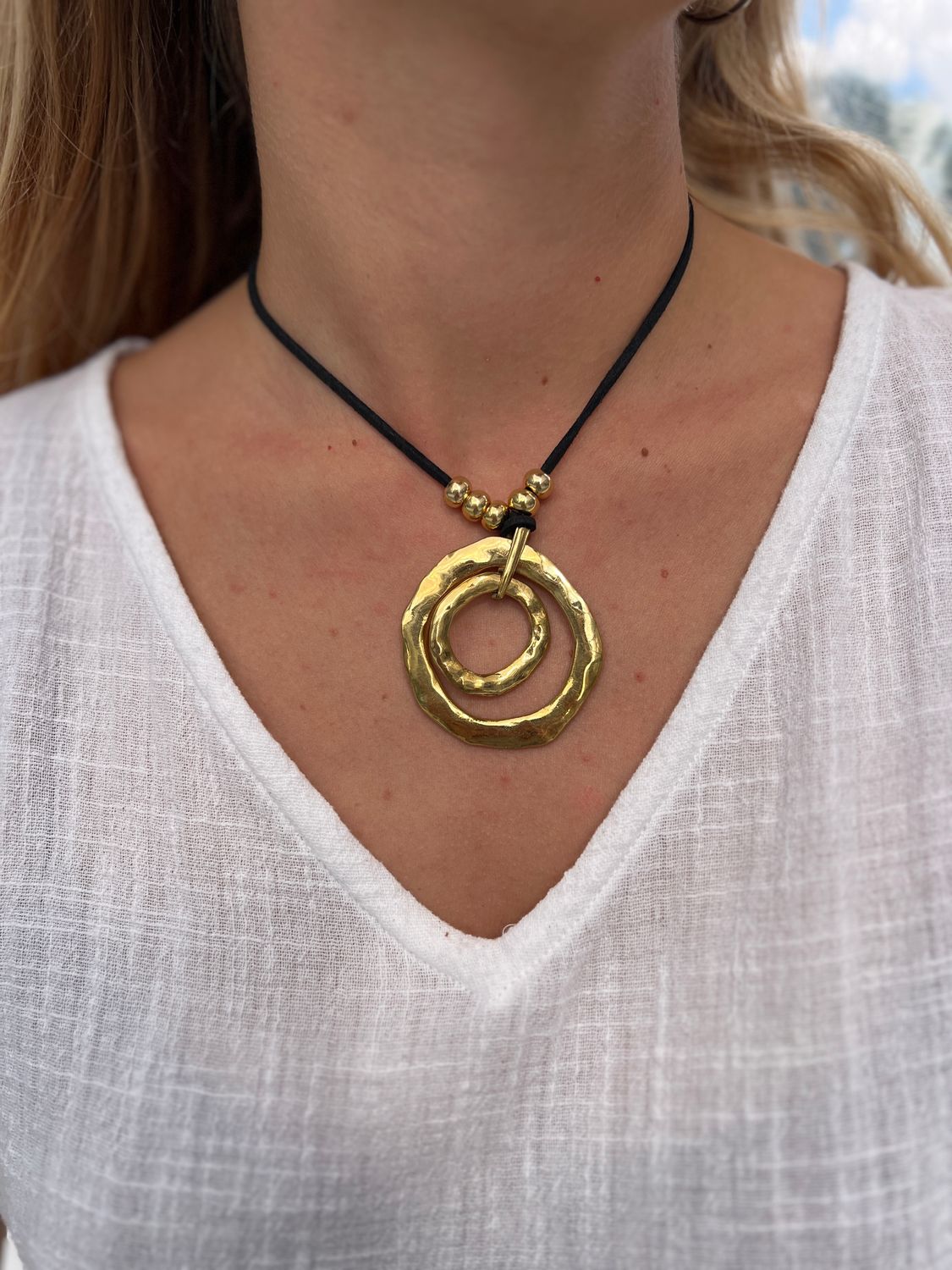 Olivia Necklace 0271 gold/black BS4-BB16