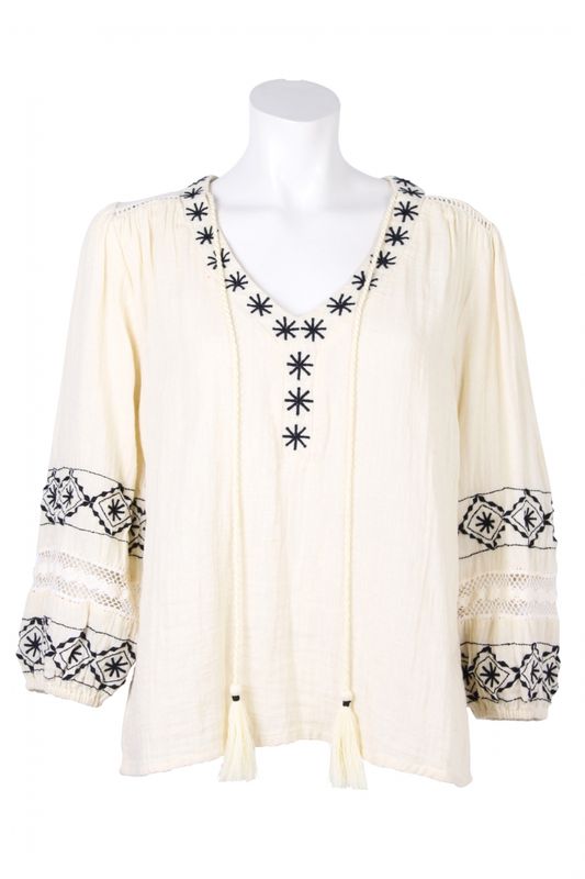 Desi Blouse DL 0016 cream BW4-551