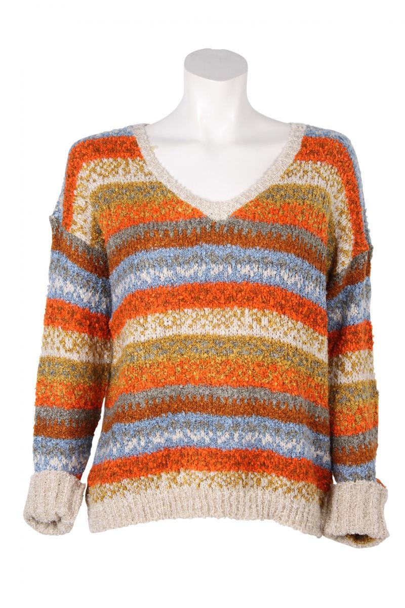 Oslo Pull Jacquard 0239 combo orange BW4-842