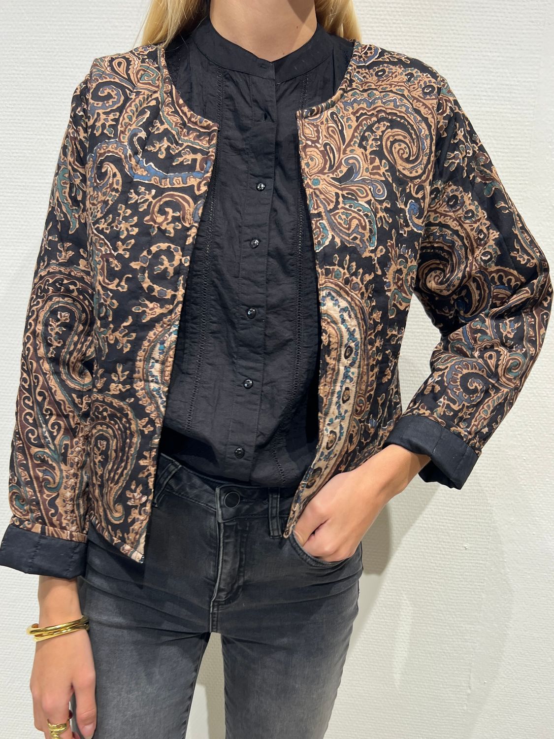 Tommy Jacket Paisley S183 paisley black BW4-501