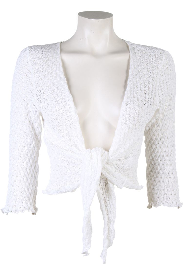 Ajour Vest Co C002 white BS5-812