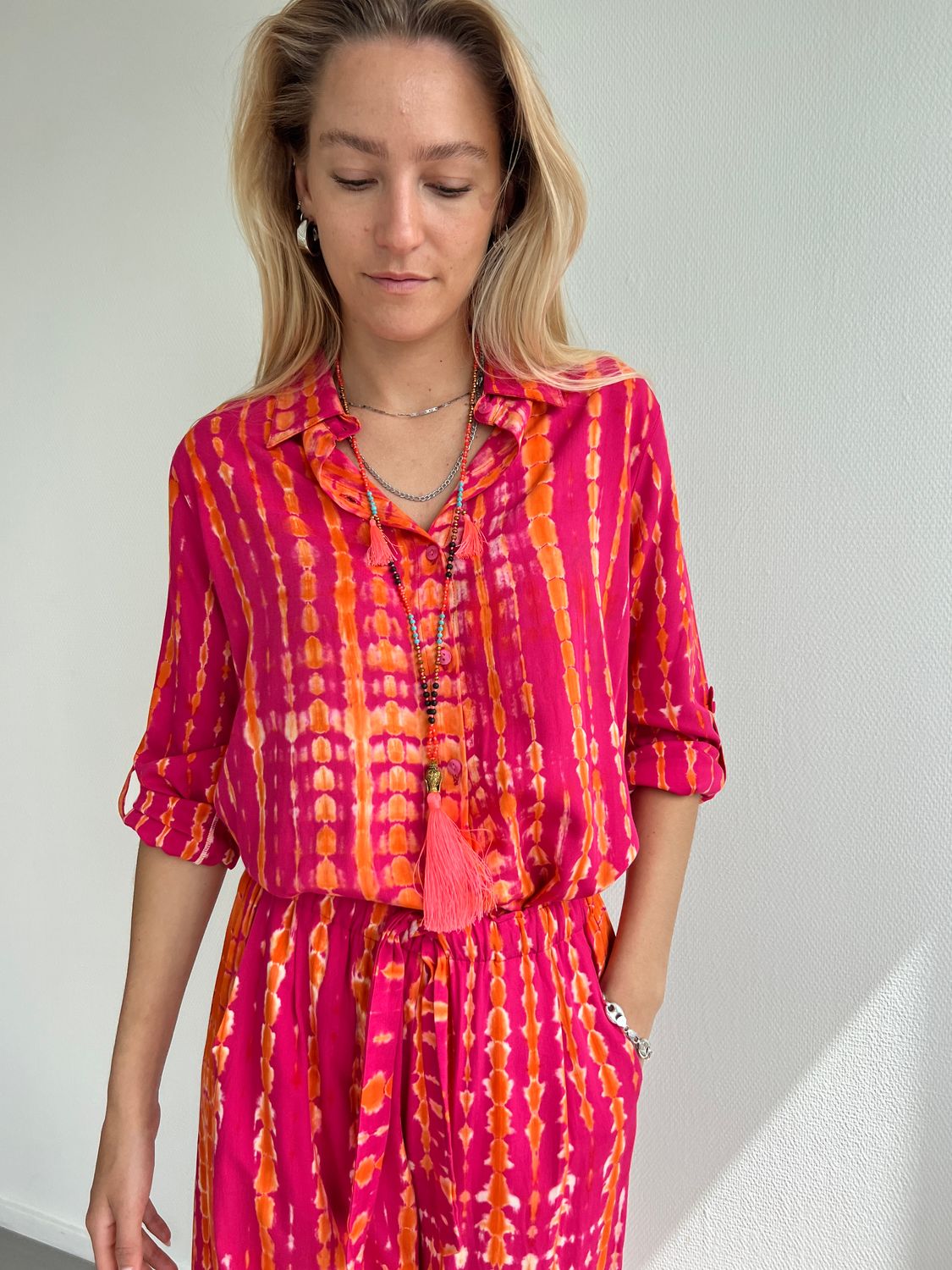 Basic Blouse 0147 t&amp;d pink BS5-204