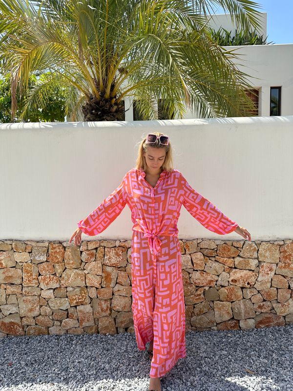 Hawai Pant 0143 barcode pink BS5-314