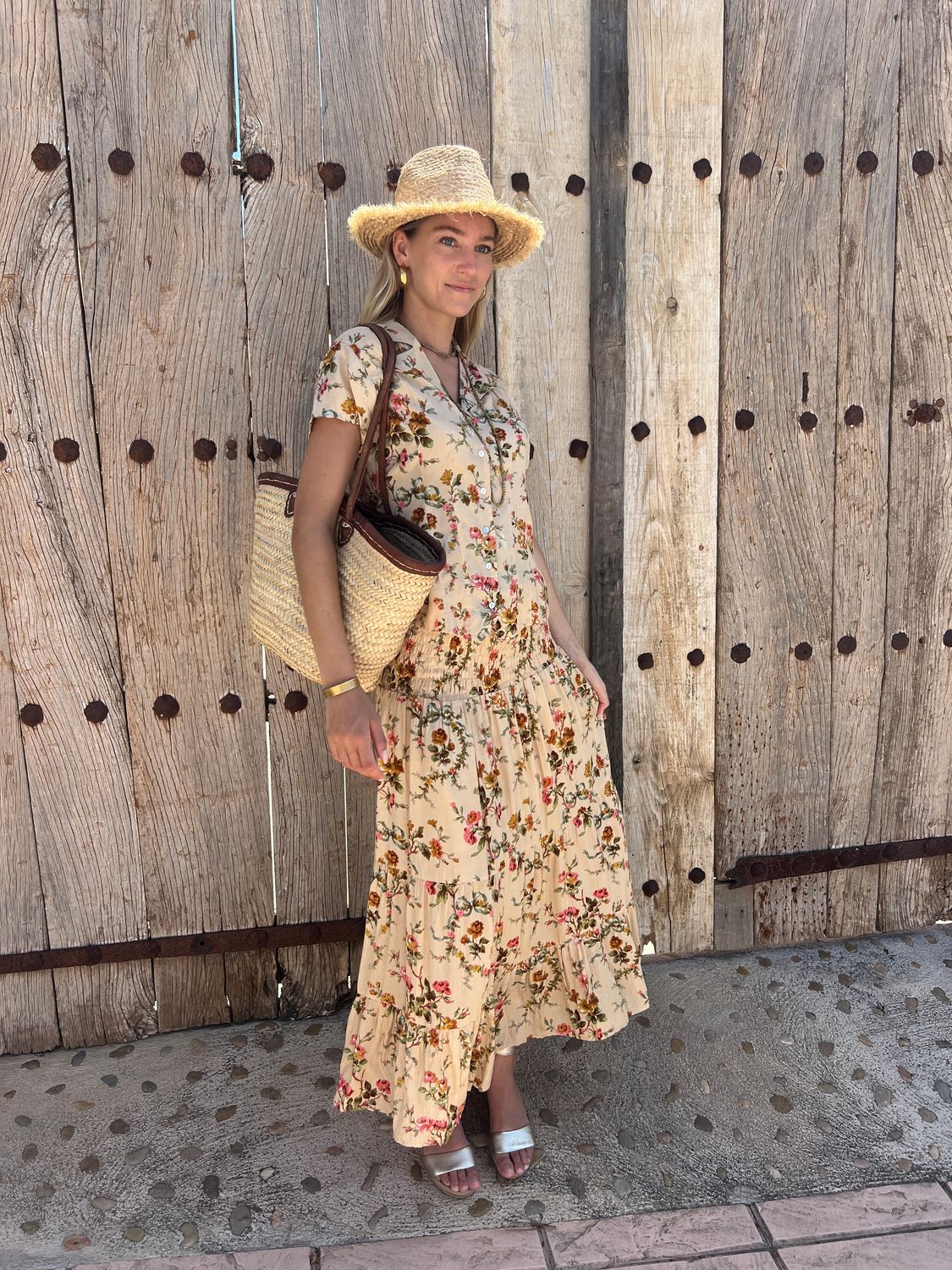 Tali Skirt Pr Shangtung S149 vintage sand BS5-652