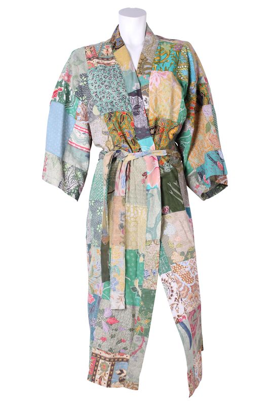 Batik Kimono 0030 green BS5-922