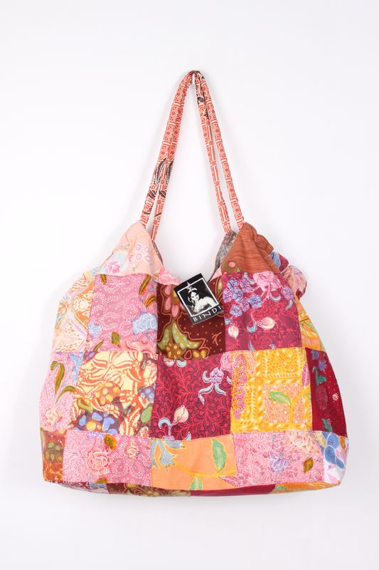 Batik Beach Bag 0050 red BS5-921