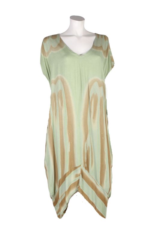 Dress Abstract 0034 khaki BS5-699