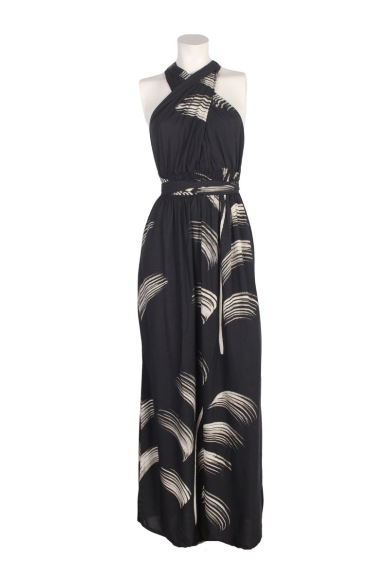 Dress Ayuna 0280 palm black BS5-715
