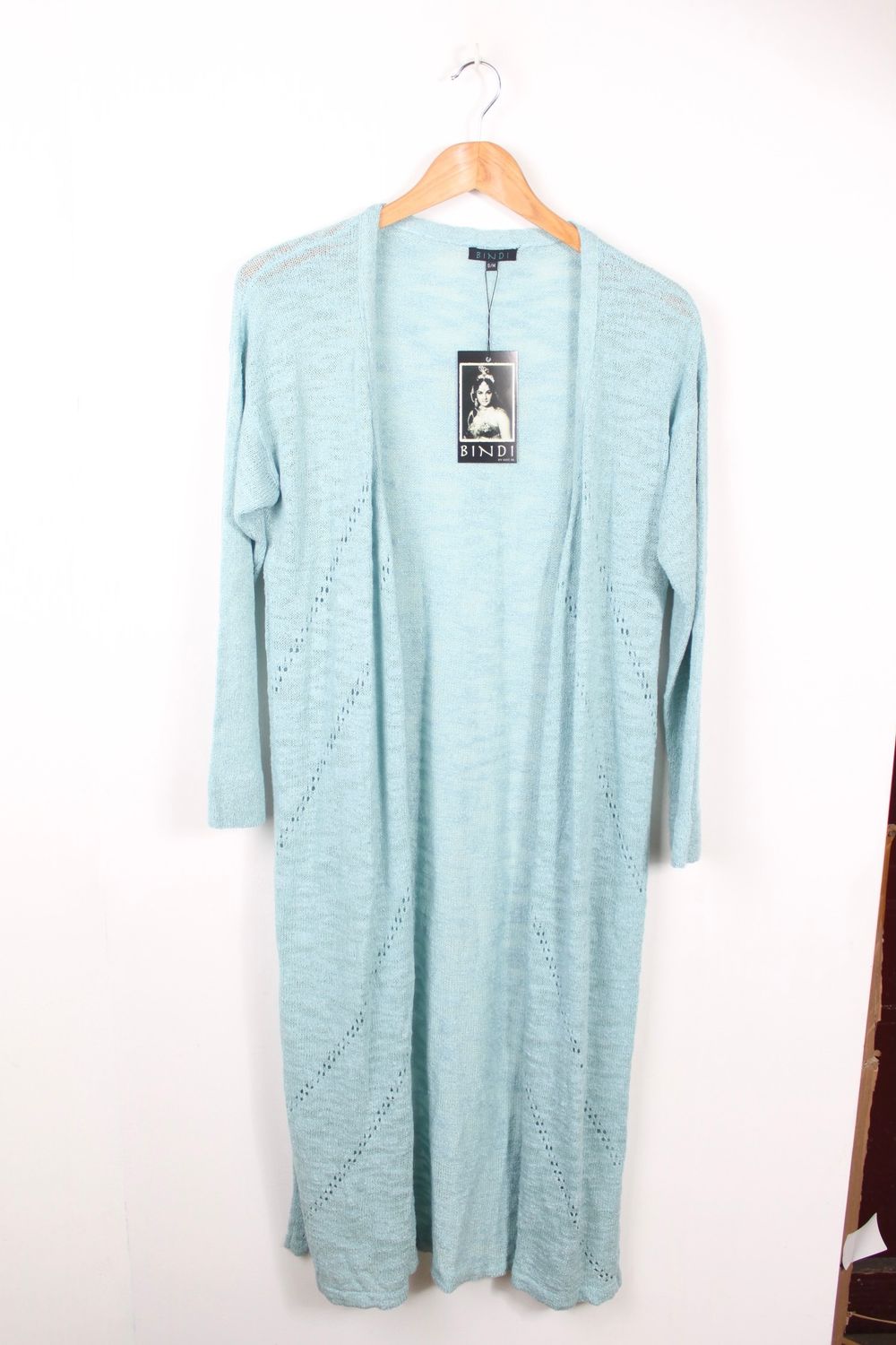 Long Vest slub B045 ocean BS4-804