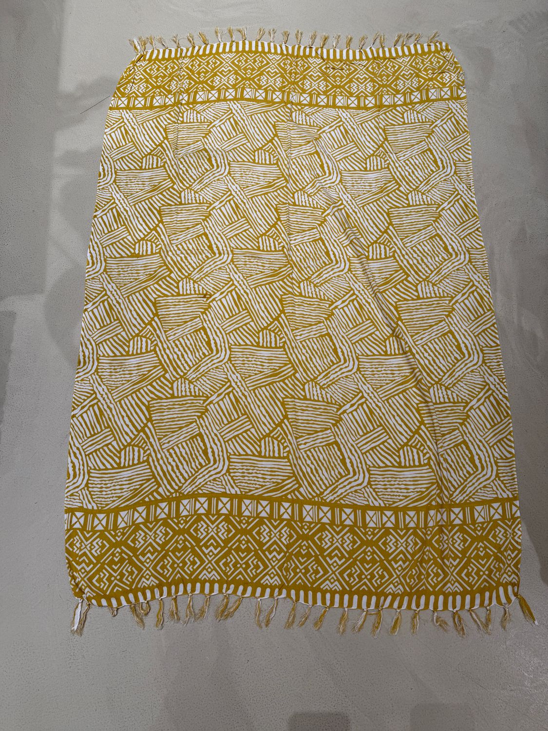 Beach Sarong 0100 curry BS5-697
