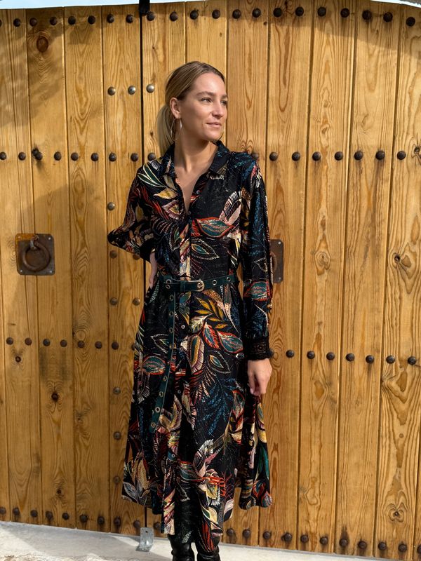 Bobby Dress Printed Rayon S110 horta BW5-504