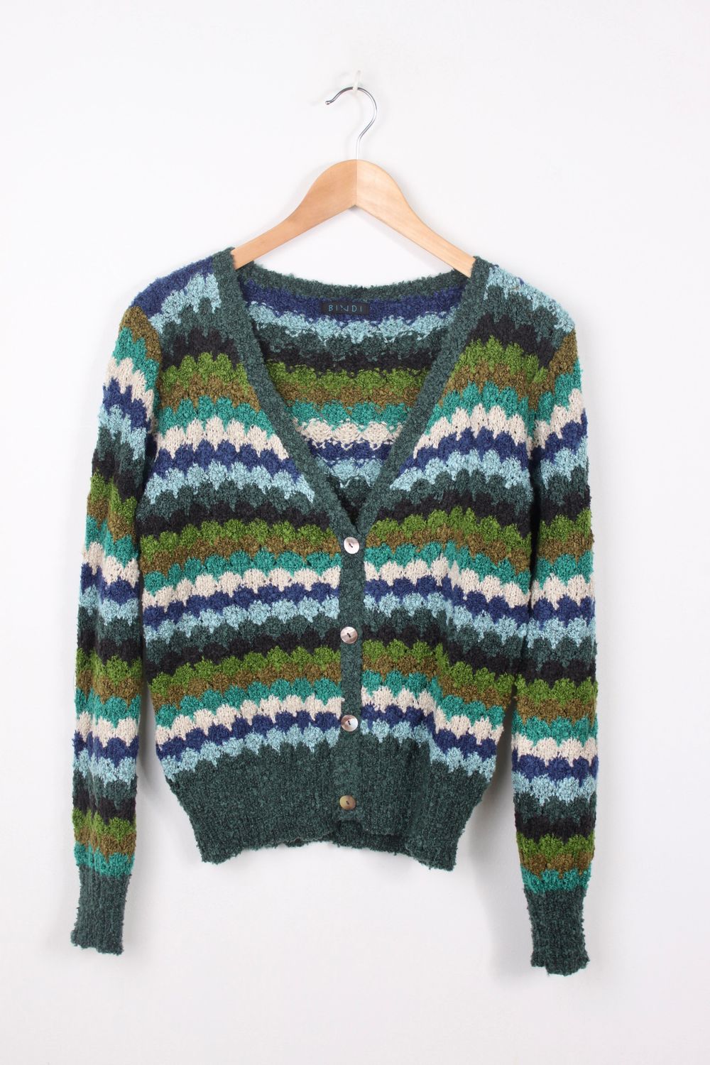 Alpine Vest Jacquard 0224 combi green BW5-843