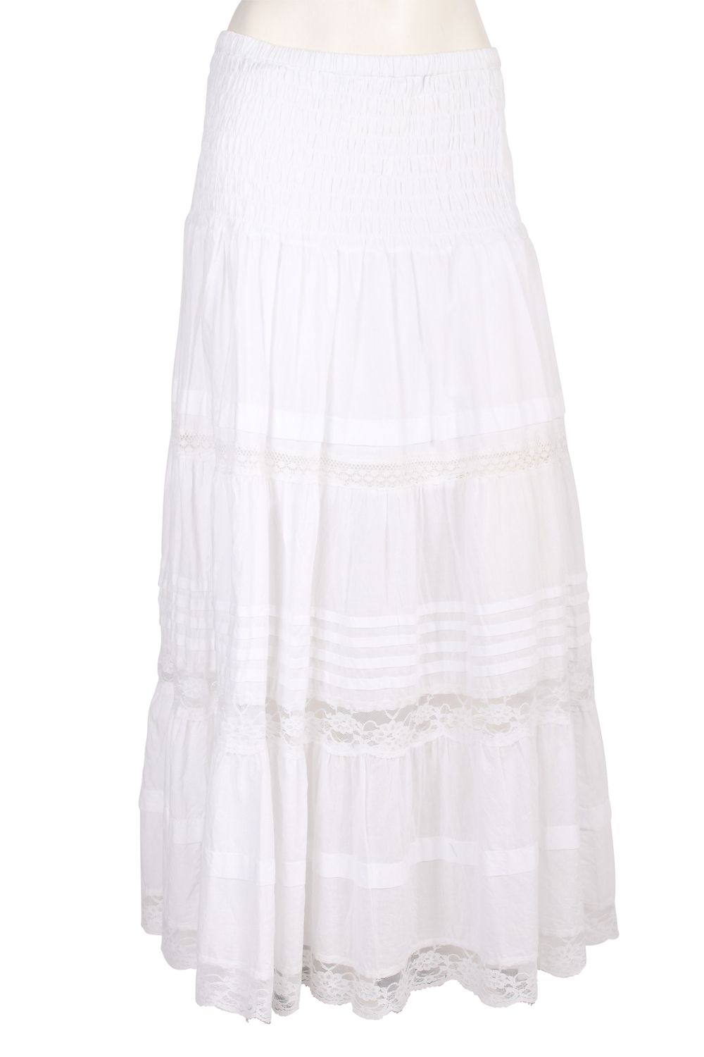 Gipsy Skirt Cotton Voile 0010 white BS6-549