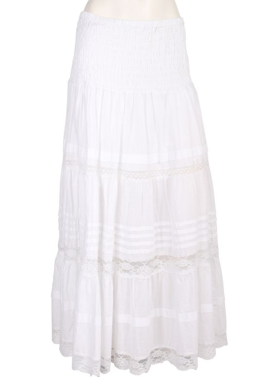 Gipsy Skirt Cotton Voile 0010 white BS6-549