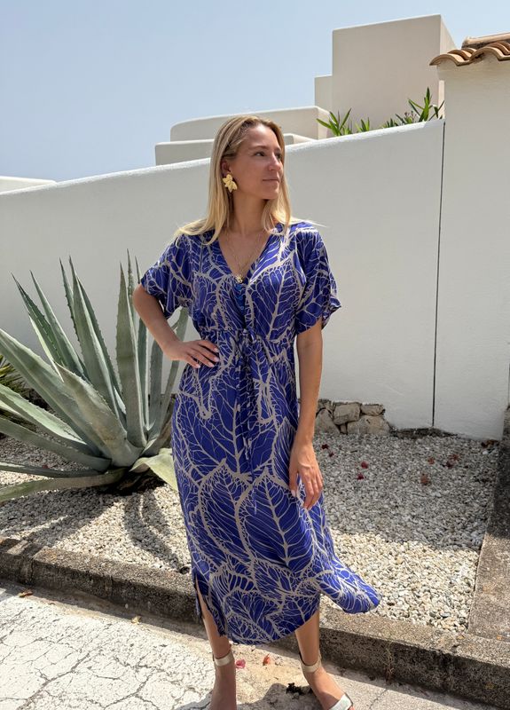 Felicia Long Dress 0294 leaf BS6-140