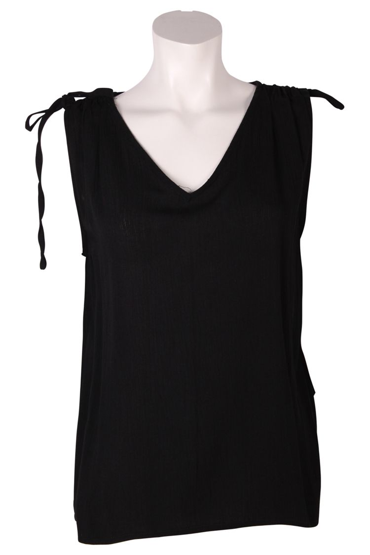 Donna Top Crincle Uniq 0020 black BS6-426