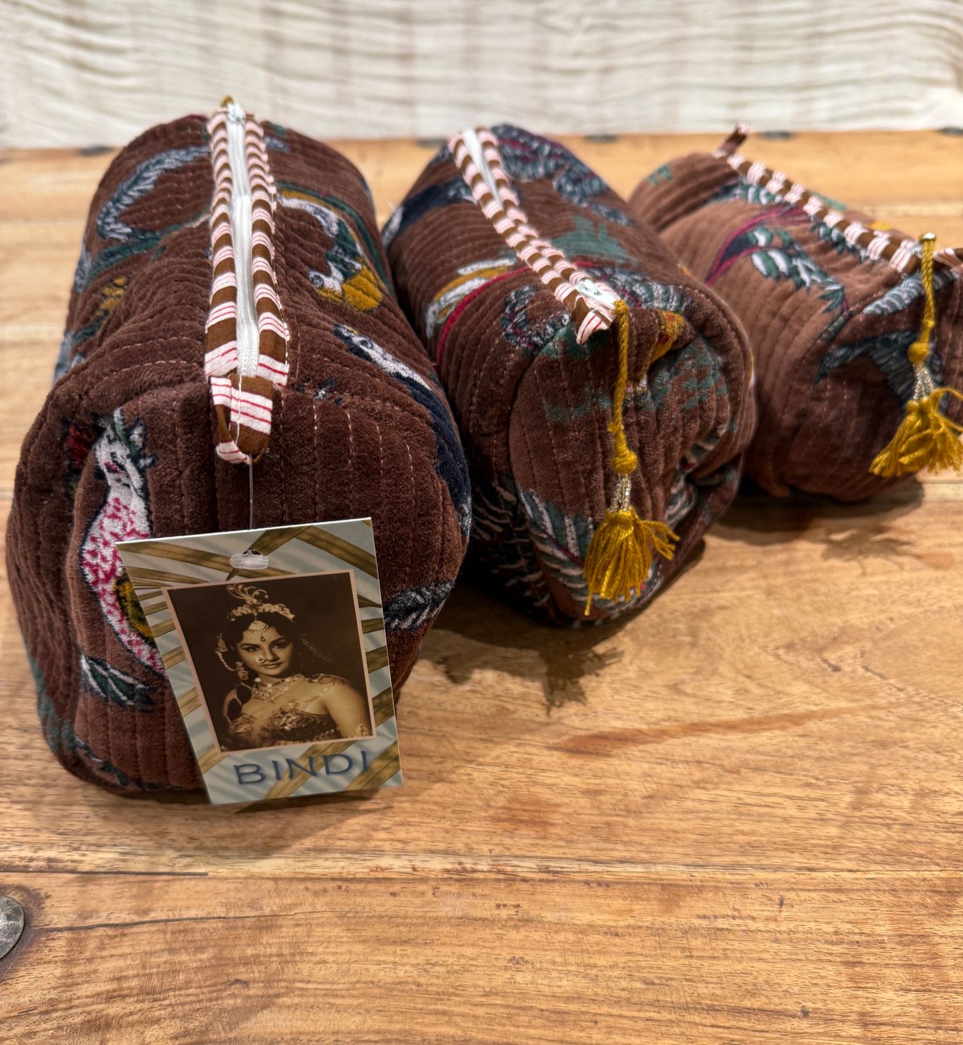 Pouches Set of 3 sizes 0090 brown BW5-782