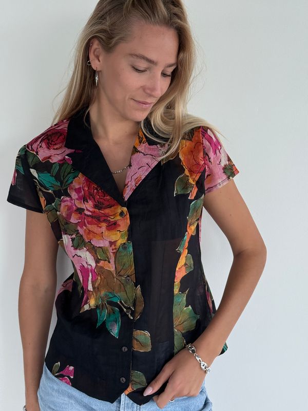 Rever Blouse Cotton Voile S160 eden rose BS6-545