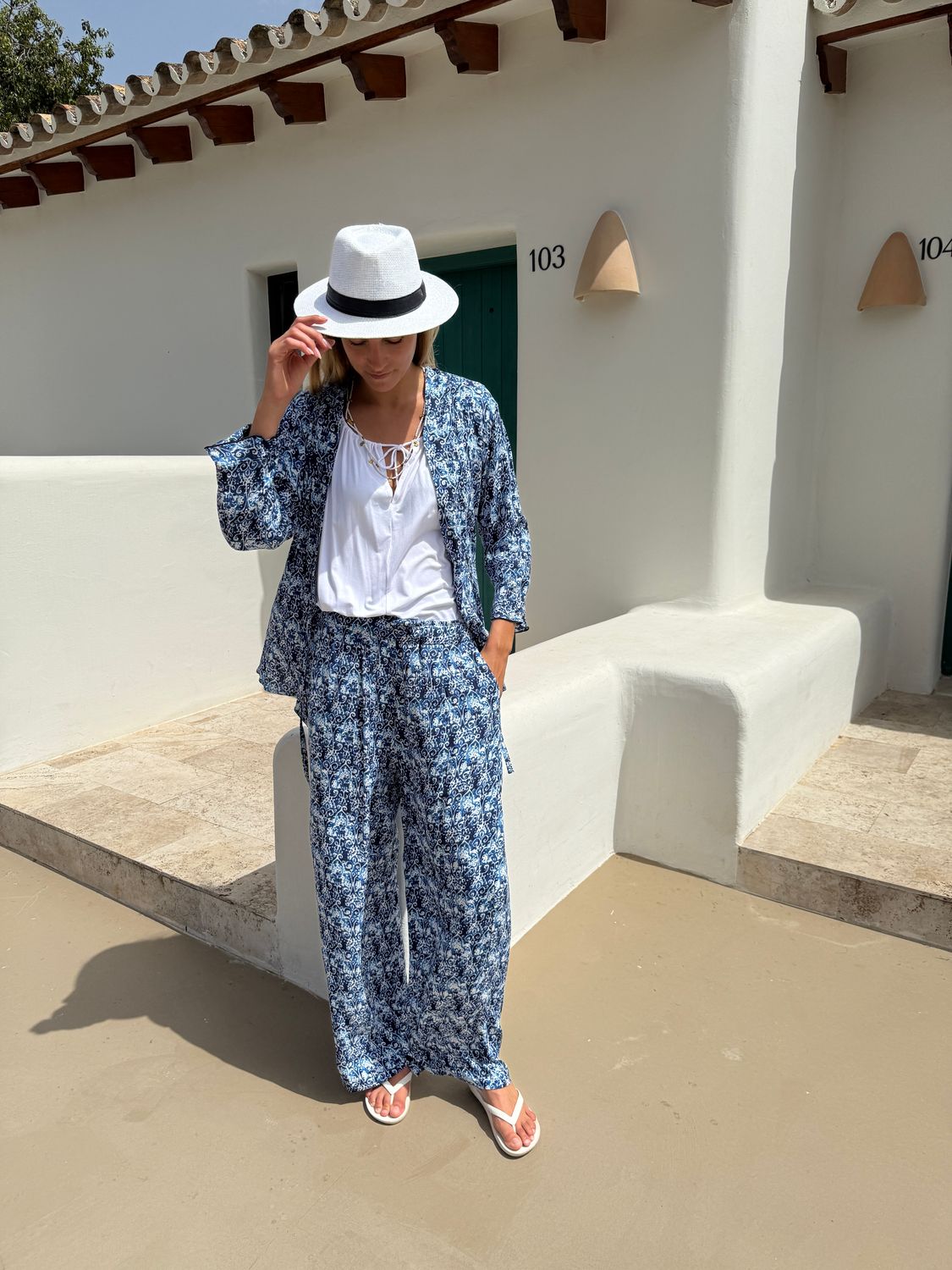 Pipa Pants Cr.Rayon S157 azul BS6-585