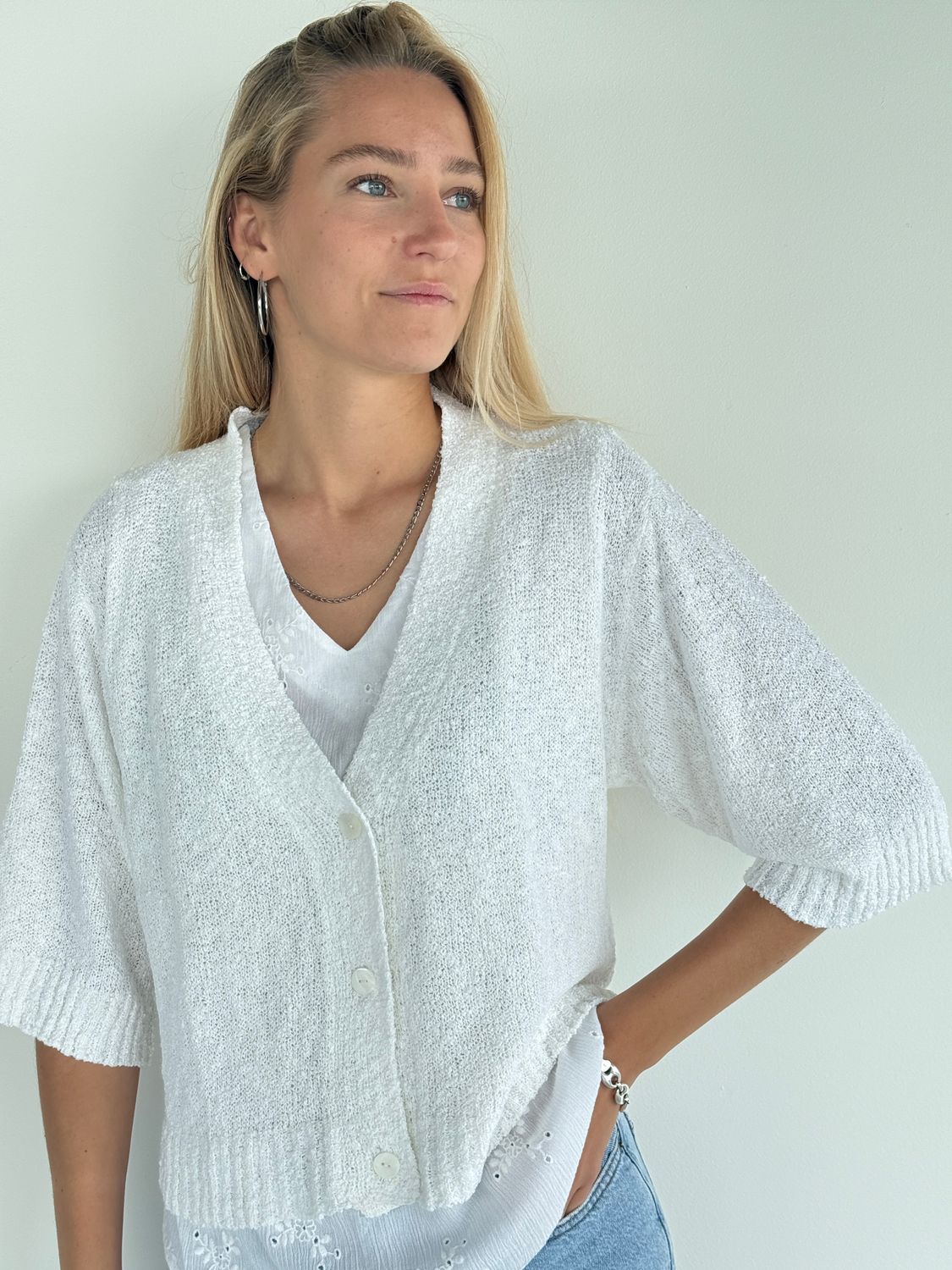 Wing Vest Popcorn BP05 real white BS6-832