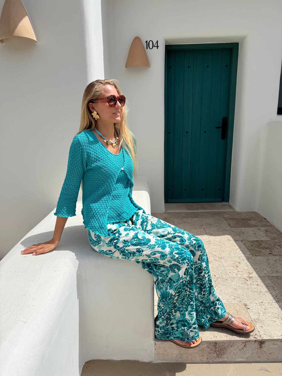 Lily Ajour Vest Co C056 pacific BS6-814