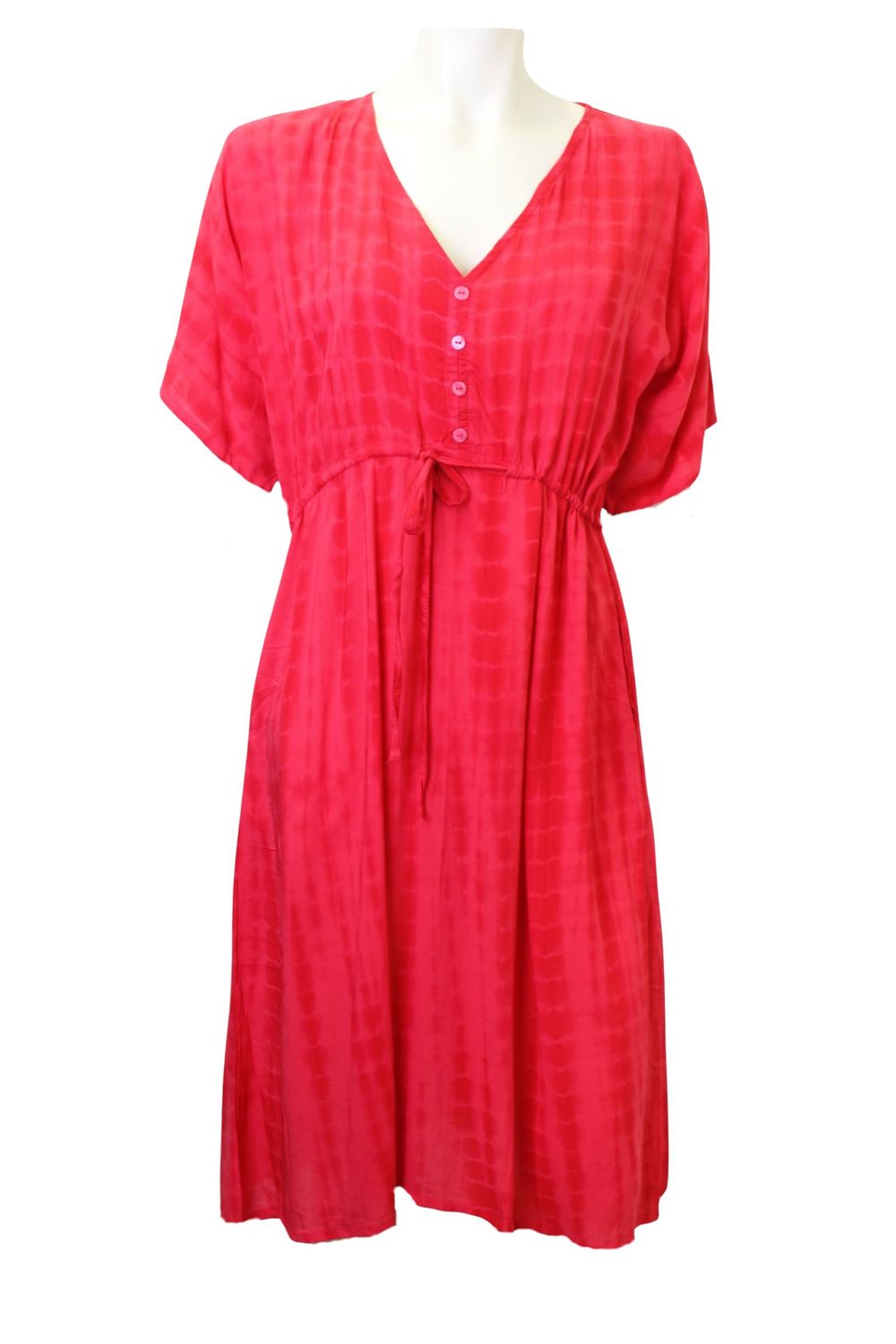 Felicia Short Dress 0106 tie dye red BS6-142