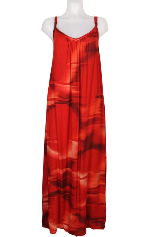Dress Kesper Spaghetti 0301 red abstract BS6-716
