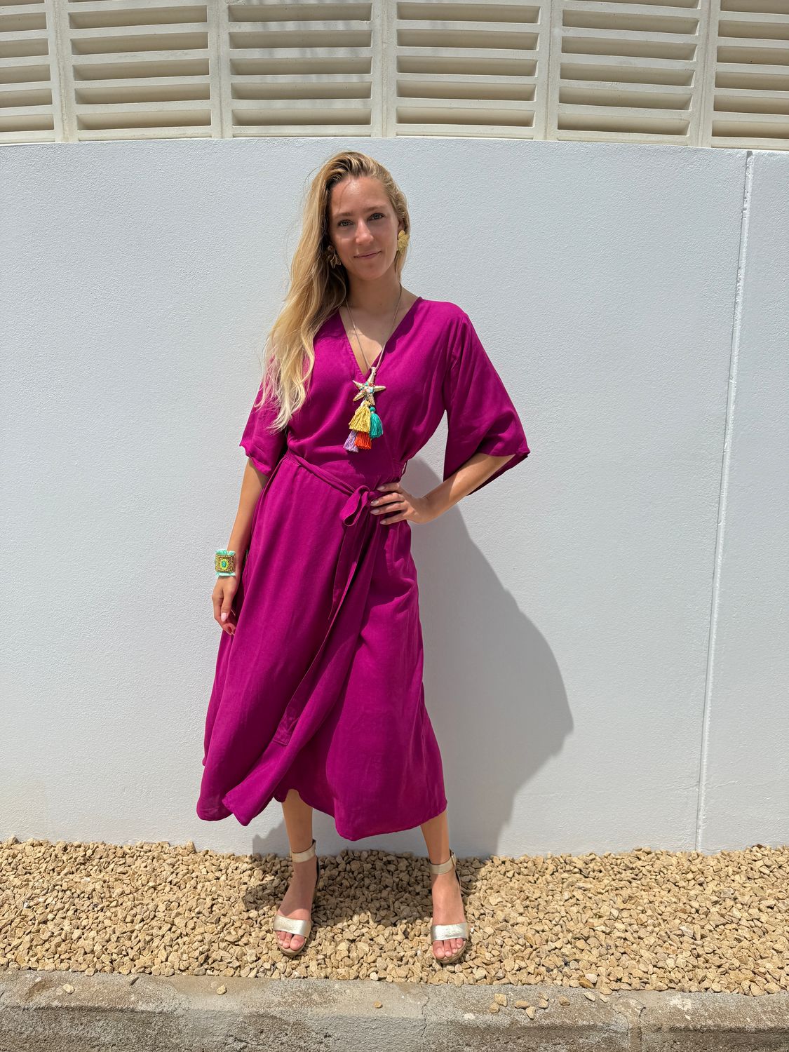 Uma Dress Uniq 0057 fuchsia BS6-418