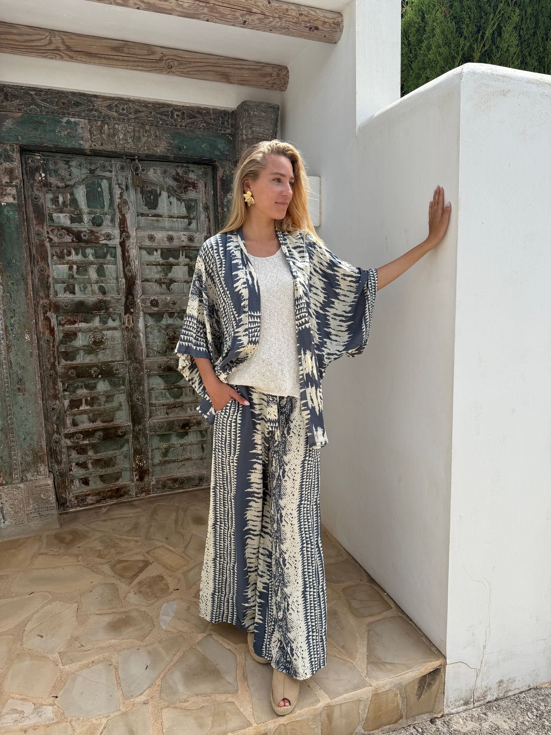 Hawaii Pants 0291 snake grey BS6-314