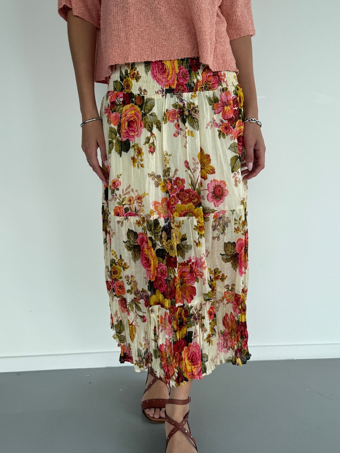 Tali Skirt Cotton Voile S159 retro rose BS6-544