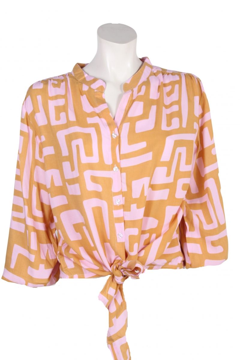 Ayana Blouse 0207 barcode soft brown BS5-210