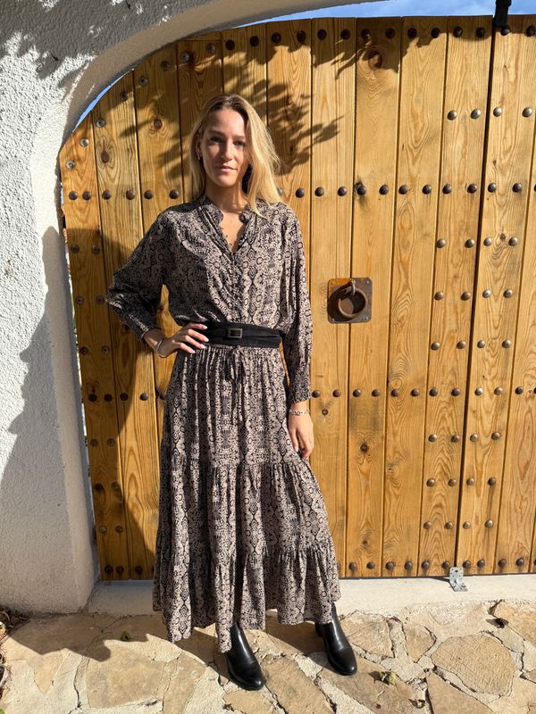 Jazz Blouse S205 ribbon fan BW5-219