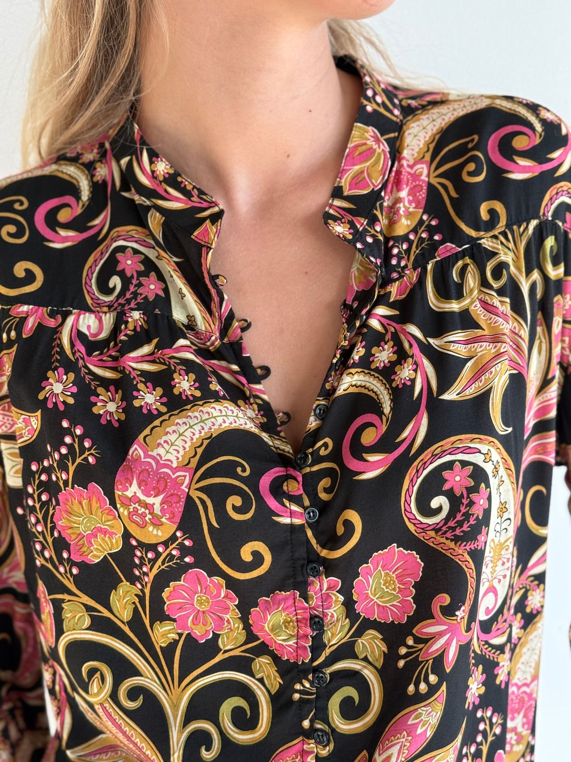 Jazz Blouse S100 oryza black BW5-219