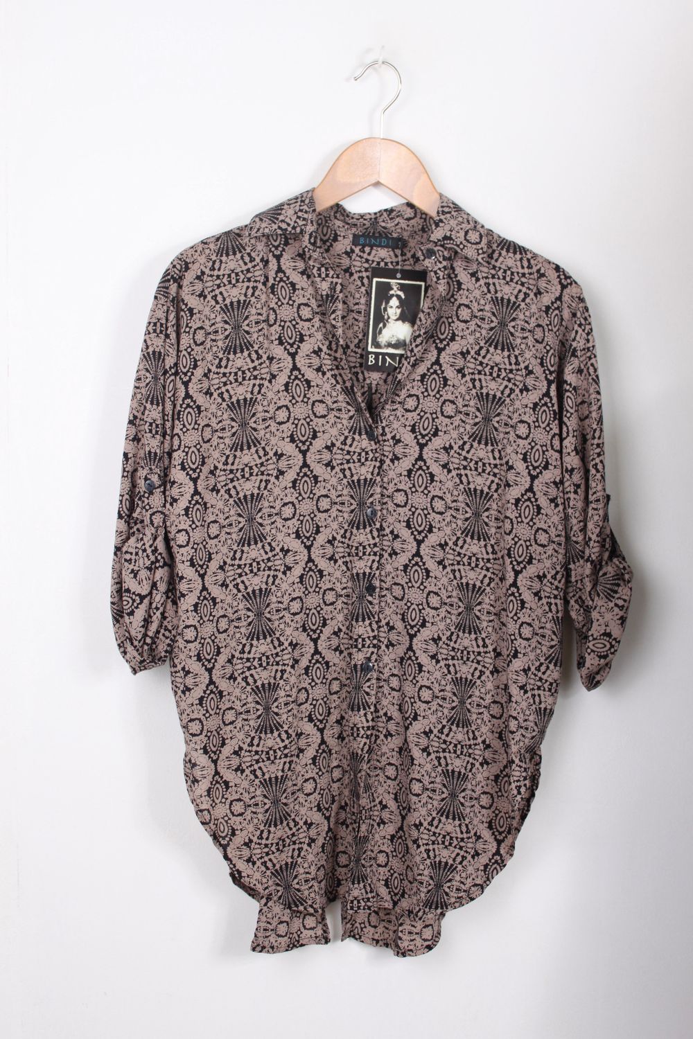 Balong Blouse S205 ribbon fan BW5-205